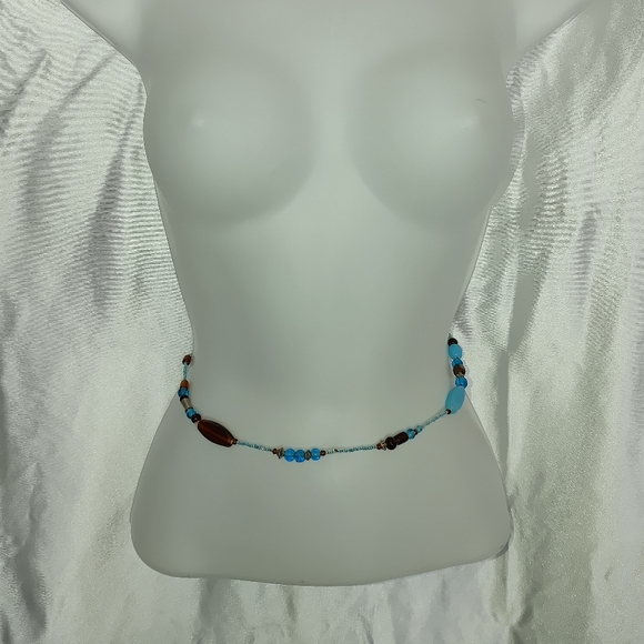 Pretty boho beaded long necklace 53" - Picture 7 of 7